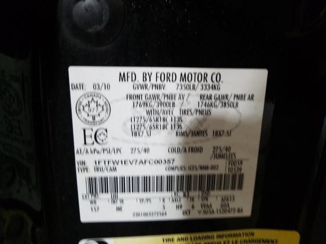 Photo 9 VIN: 1FTFW1EV7AFC00357 - FORD F150 SUPER 