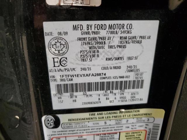 Photo 11 VIN: 1FTFW1EVXAFA28874 - FORD F150 SUPER 