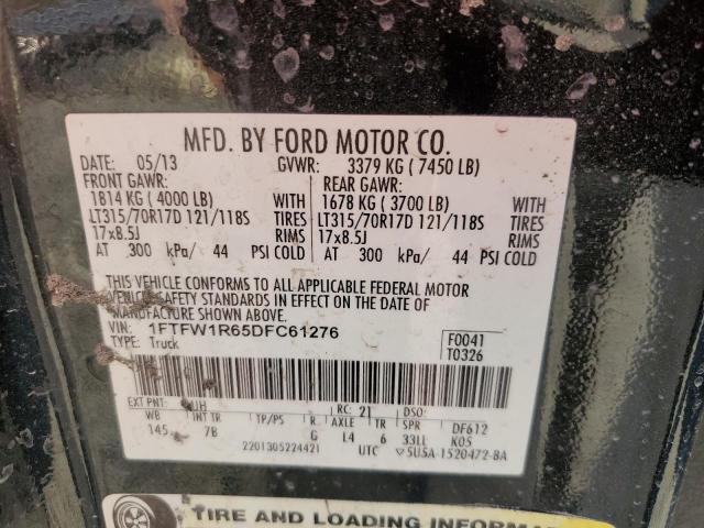 Photo 11 VIN: 1FTFW1R65DFC61276 - FORD F150 