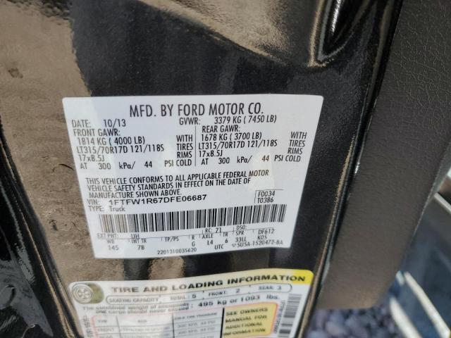 Photo 11 VIN: 1FTFW1R67DFE06687 - FORD F150 