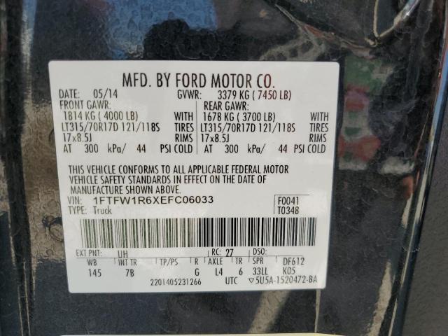 Photo 11 VIN: 1FTFW1R6XEFC06033 - FORD F150 SVT R 