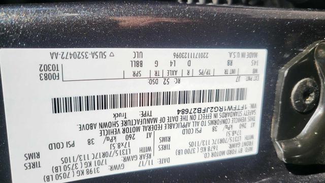 Photo 9 VIN: 1FTFW1RG2JFB27684 - FORD F150 RAPTO 