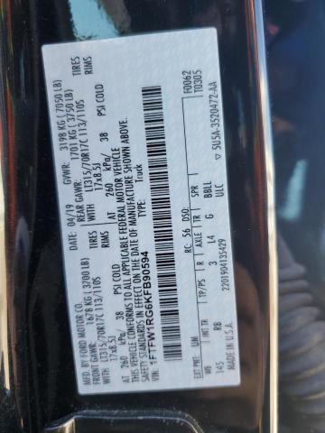 Photo 11 VIN: 1FTFW1RG6KFB90594 - FORD F150 