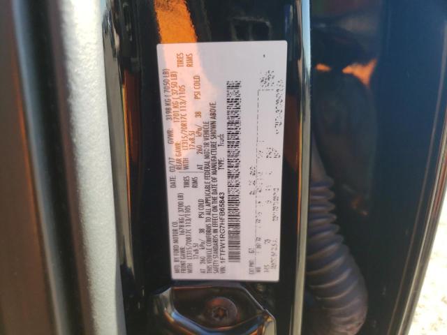 Photo 12 VIN: 1FTFW1RG7HFB65843 - FORD F150 RAPTO 