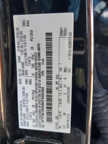 Photo 11 VIN: 1FTFW1RG9KFA69364 - FORD F150 