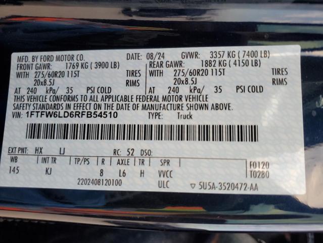 Photo 12 VIN: 1FTFW6LD6RFB54510 - FORD F150 KING 