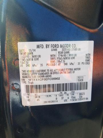 Photo 9 VIN: 1FTFX1CF0EFC05902 - FORD F150 SUPER 