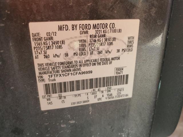 Photo 11 VIN: 1FTFX1CF1CFA96959 - FORD F-150 