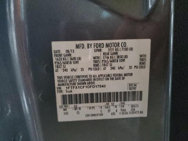 Photo 12 VIN: 1FTFX1CF1DFD17543 - FORD F-150 