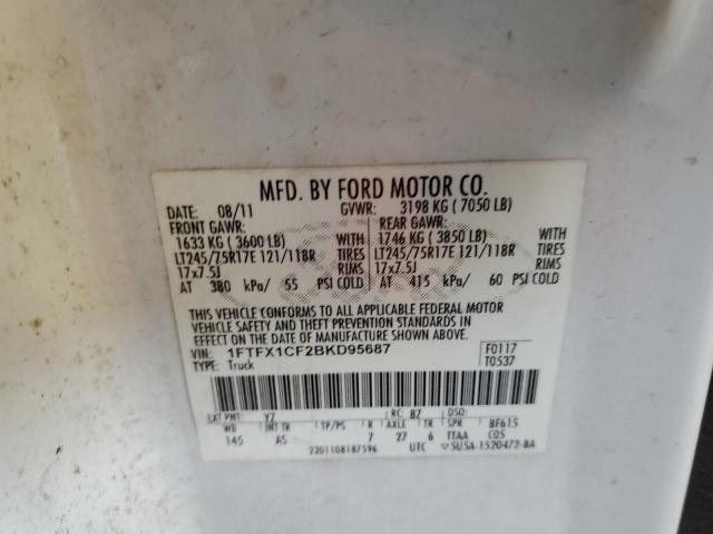 Photo 11 VIN: 1FTFX1CF2BKD95687 - FORD F150 SUPER 