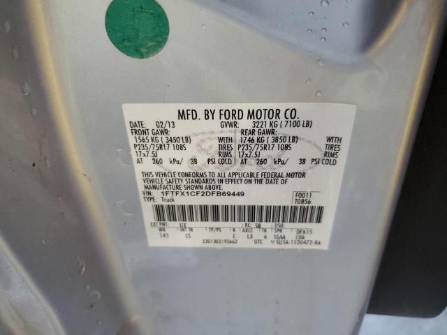 Photo 11 VIN: 1FTFX1CF2DFB69449 - FORD F150 SUPER 