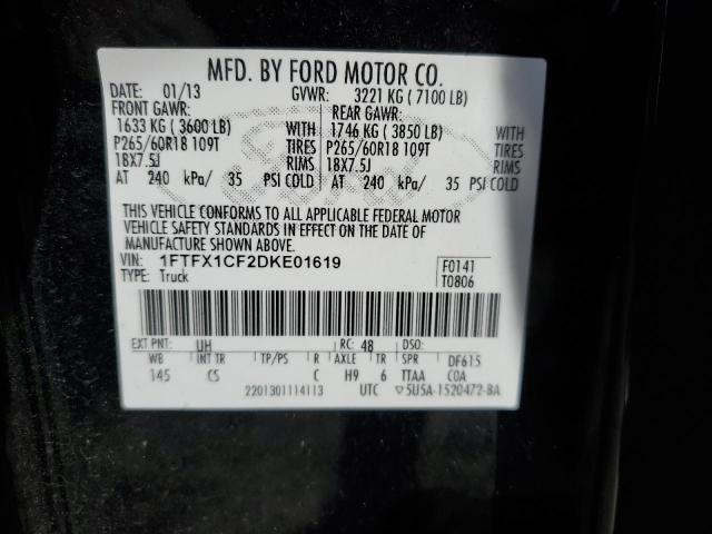 Photo 11 VIN: 1FTFX1CF2DKE01619 - FORD F150 SUPER 