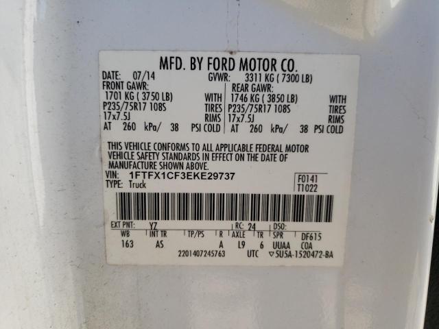 Photo 11 VIN: 1FTFX1CF3EKE29737 - FORD F150 SUPER 