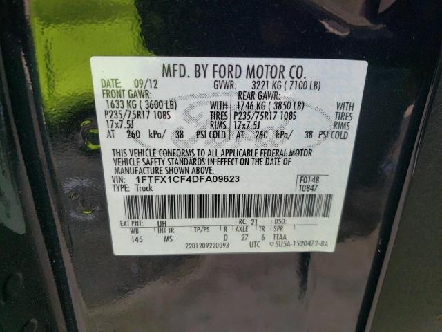 Photo 11 VIN: 1FTFX1CF4DFA09623 - FORD F-150 