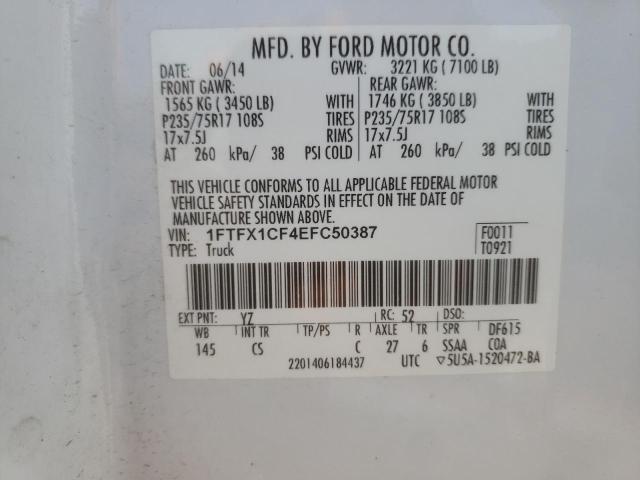 Photo 11 VIN: 1FTFX1CF4EFC50387 - FORD F-150 