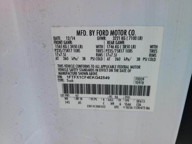 Photo 11 VIN: 1FTFX1CF4EKG42549 - FORD F150 SUPER 