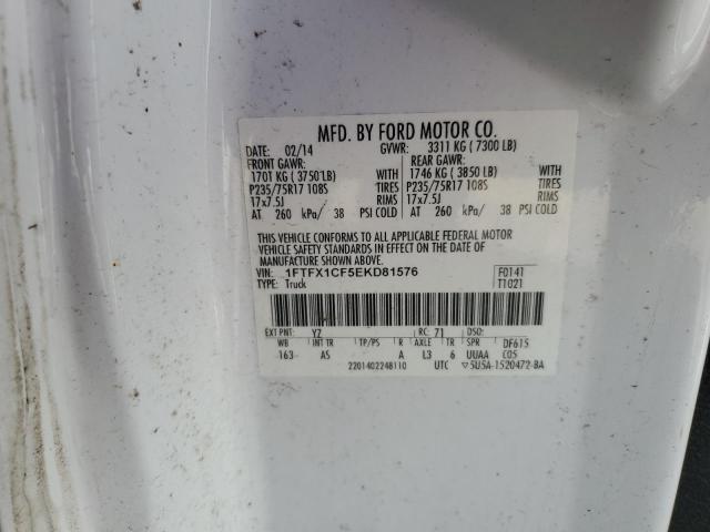 Photo 11 VIN: 1FTFX1CF5EKD81576 - FORD F150 SUPER 