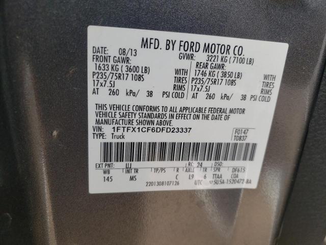 Photo 12 VIN: 1FTFX1CF6DFD23337 - FORD F-150 