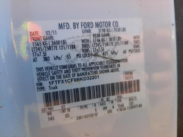 Photo 9 VIN: 1FTFX1CF9BKD32201 - FORD F150 SUPER 