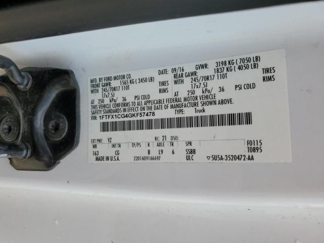 Photo 11 VIN: 1FTFX1CG4GKF57478 - FORD F-150 