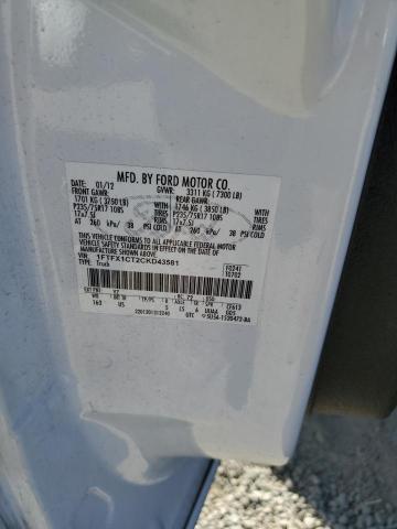 Photo 11 VIN: 1FTFX1CT2CKD43581 - FORD F150 SUPER 