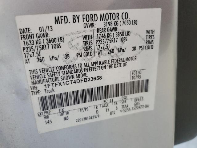 Photo 11 VIN: 1FTFX1CT4DFB23658 - FORD F-150 