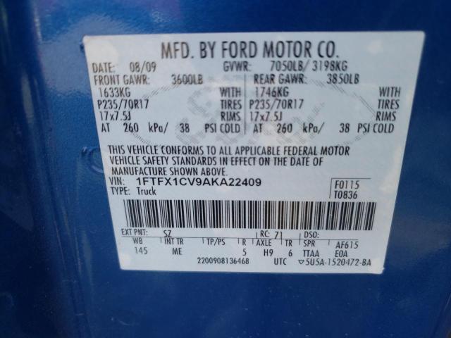 Photo 11 VIN: 1FTFX1CV9AKA22409 - FORD F150 SUPER 