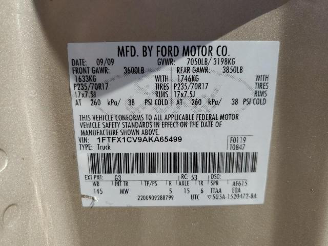 Photo 11 VIN: 1FTFX1CV9AKA65499 - FORD F150 SUPER 