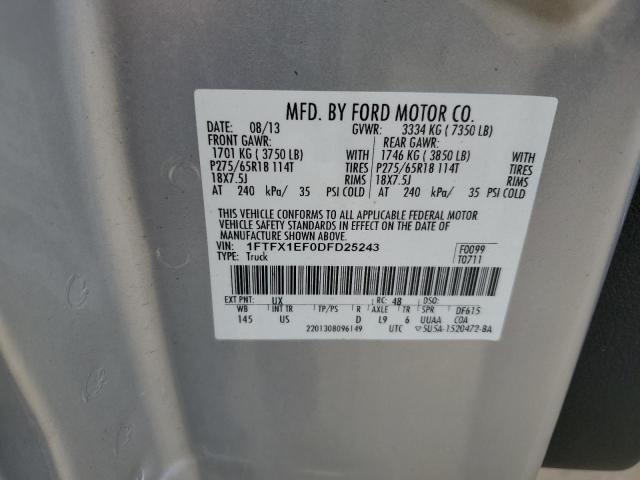 Photo 11 VIN: 1FTFX1EF0DFD25243 - FORD F-150 