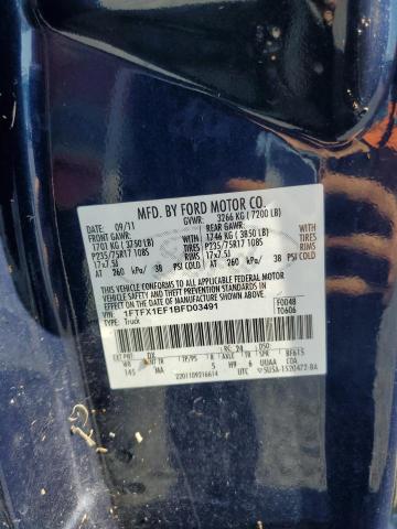 Photo 12 VIN: 1FTFX1EF1BFD03491 - FORD F150 SUPER 