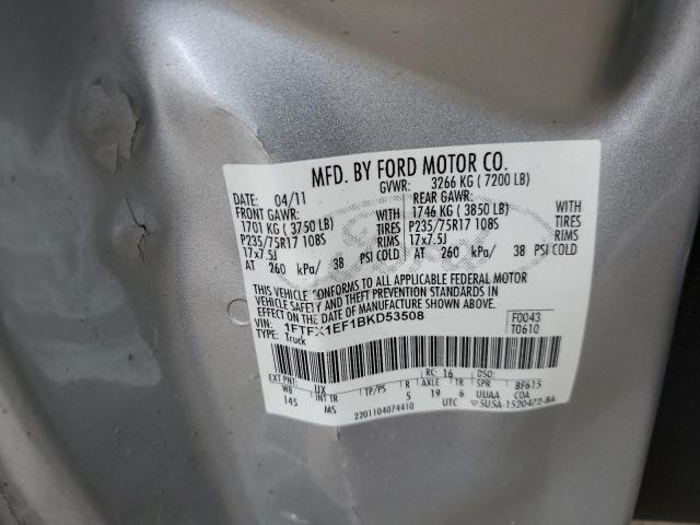 Photo 11 VIN: 1FTFX1EF1BKD53508 - FORD F-150 