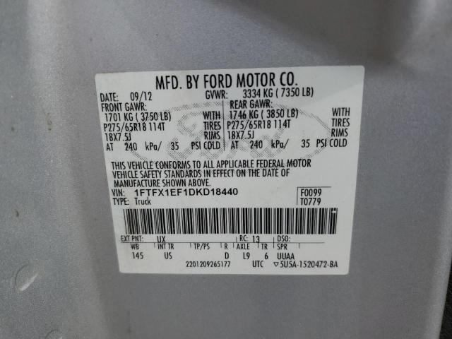 Photo 11 VIN: 1FTFX1EF1DKD18440 - FORD F150 SUPER 