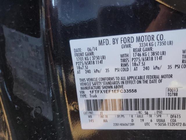 Photo 11 VIN: 1FTFX1EF1EFC33558 - FORD F150 SUPER 