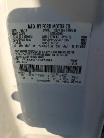 Photo 11 VIN: 1FTFX1EF1EKE56979 - FORD F150 SUPER 