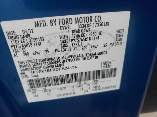 Photo 11 VIN: 1FTFX1EF2DFA24134 - FORD F-150 