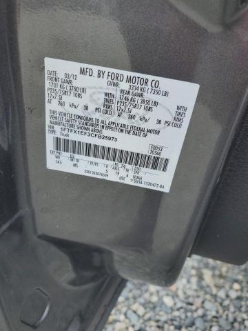 Photo 11 VIN: 1FTFX1EF3CFB25973 - FORD F150 SUPER 