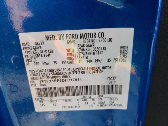 Photo 9 VIN: 1FTFX1EF3DFD17914 - FORD F150 SUPER 