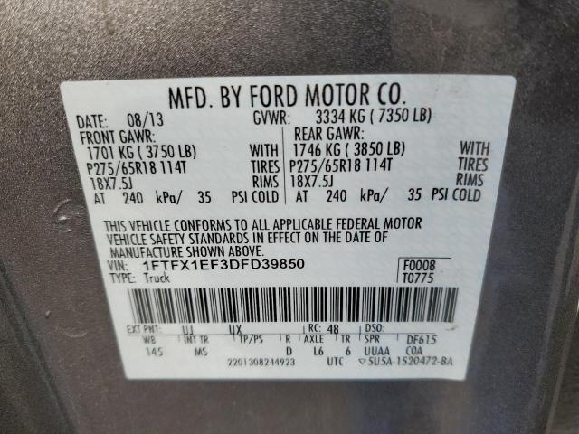 Photo 11 VIN: 1FTFX1EF3DFD39850 - FORD F150 SUPER 