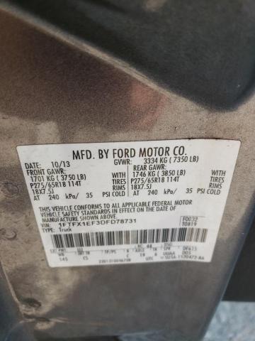 Photo 11 VIN: 1FTFX1EF3DFD78731 - FORD F150 SUPER 