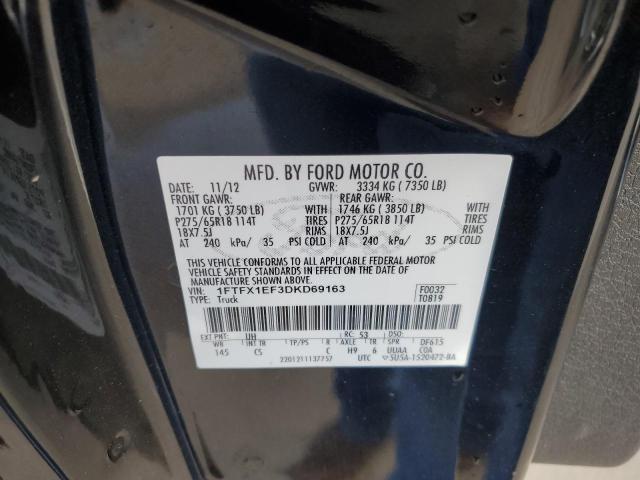 Photo 11 VIN: 1FTFX1EF3DKD69163 - FORD F150 SUPER 