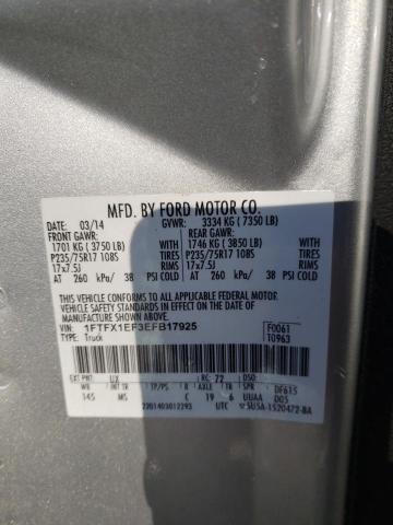 Photo 11 VIN: 1FTFX1EF3EFB17925 - FORD F-150 