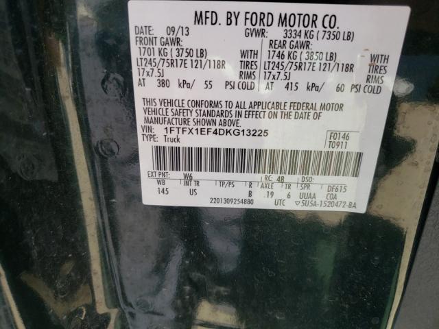 Photo 9 VIN: 1FTFX1EF4DKG13225 - FORD F150 SUPER 