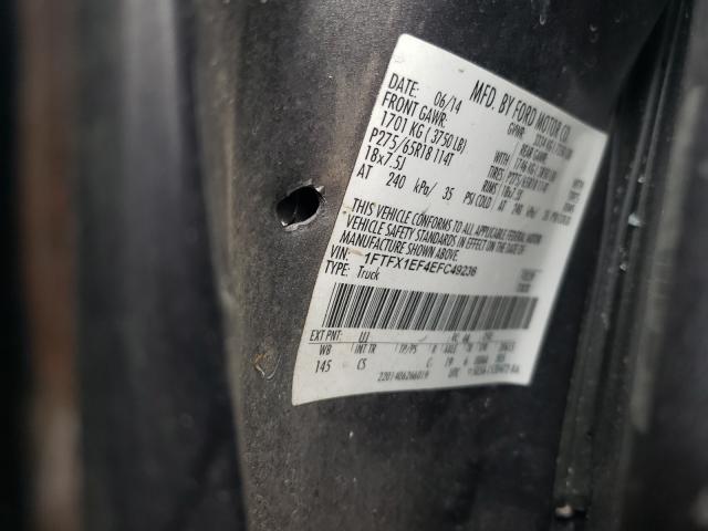 Photo 9 VIN: 1FTFX1EF4EFC49236 - FORD F150 SUPER 