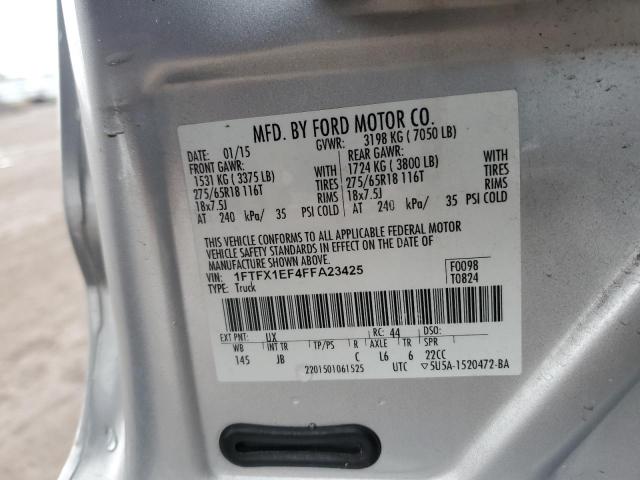 Photo 11 VIN: 1FTFX1EF4FFA23425 - FORD F150 SUPER 