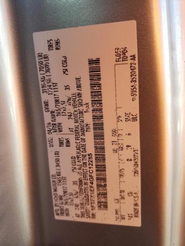 Photo 9 VIN: 1FTFX1EF4GFC12285 - FORD F150 SUPER 