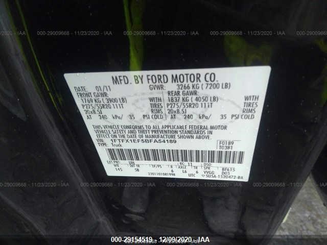 Photo 8 VIN: 1FTFX1EF5BFA54189 - FORD F-150 