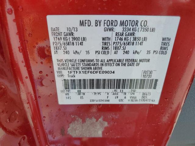 Photo 11 VIN: 1FTFX1EF6DFE09034 - FORD F-150 