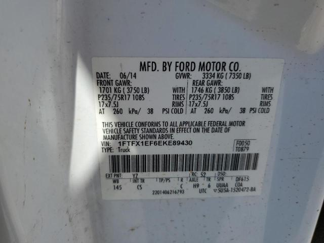 Photo 11 VIN: 1FTFX1EF6EKE89430 - FORD F150 SUPER 