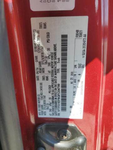 Photo 11 VIN: 1FTFX1EF6GFC04799 - FORD F150 SUPER 