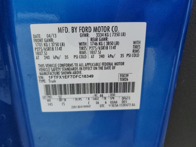 Photo 11 VIN: 1FTFX1EF7DFC18349 - FORD F-150 